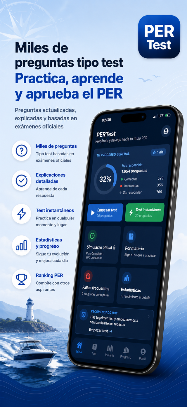 Miles de preguntas tipo test: practica, aprende y aprueba el PER