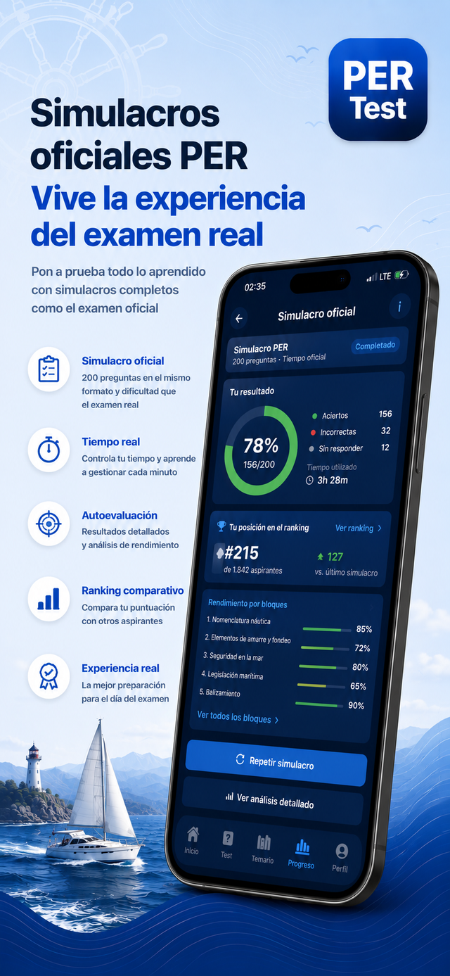 Simulacros oficiales del PER: vive la experiencia del examen real